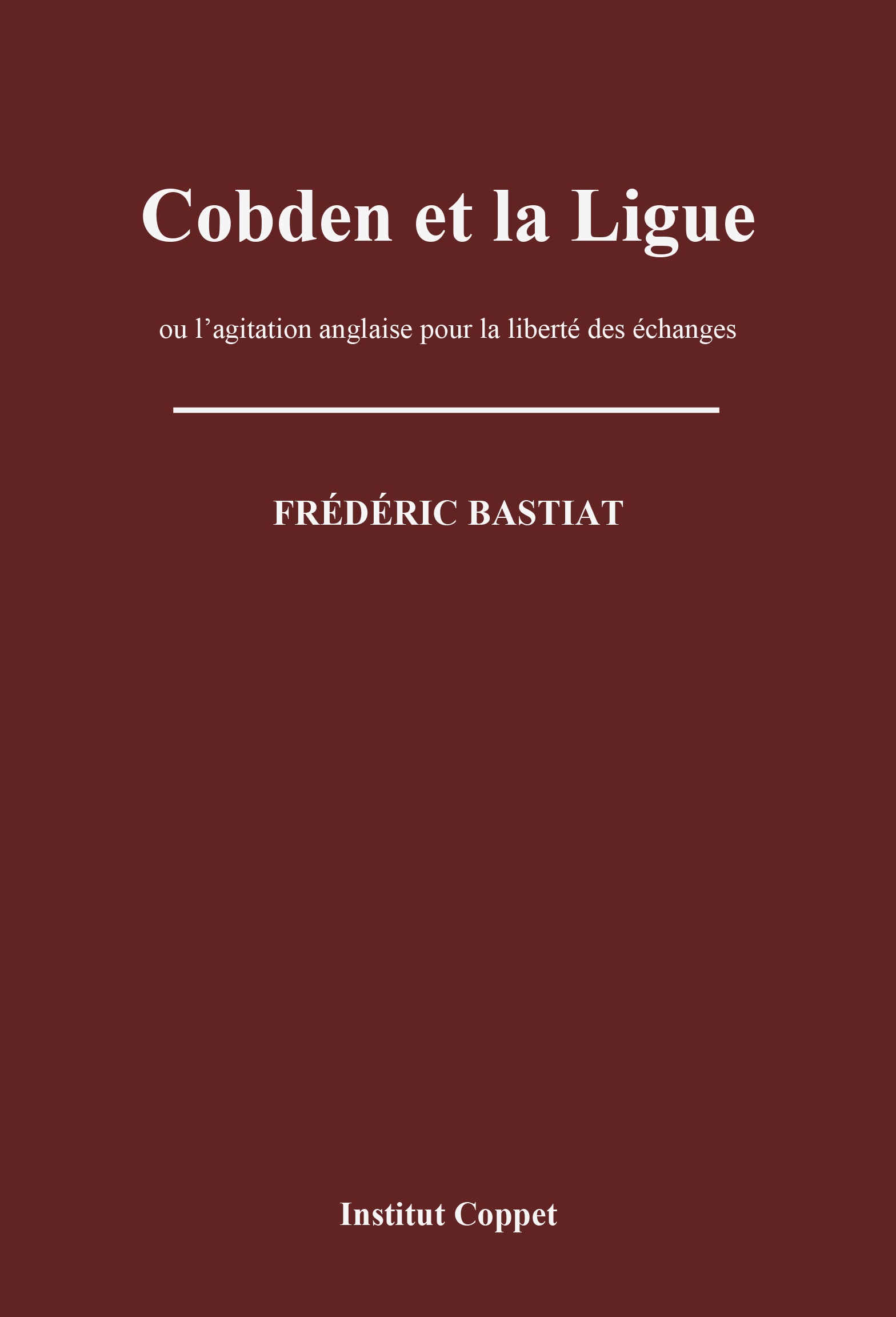 cover Bastiat Cobden